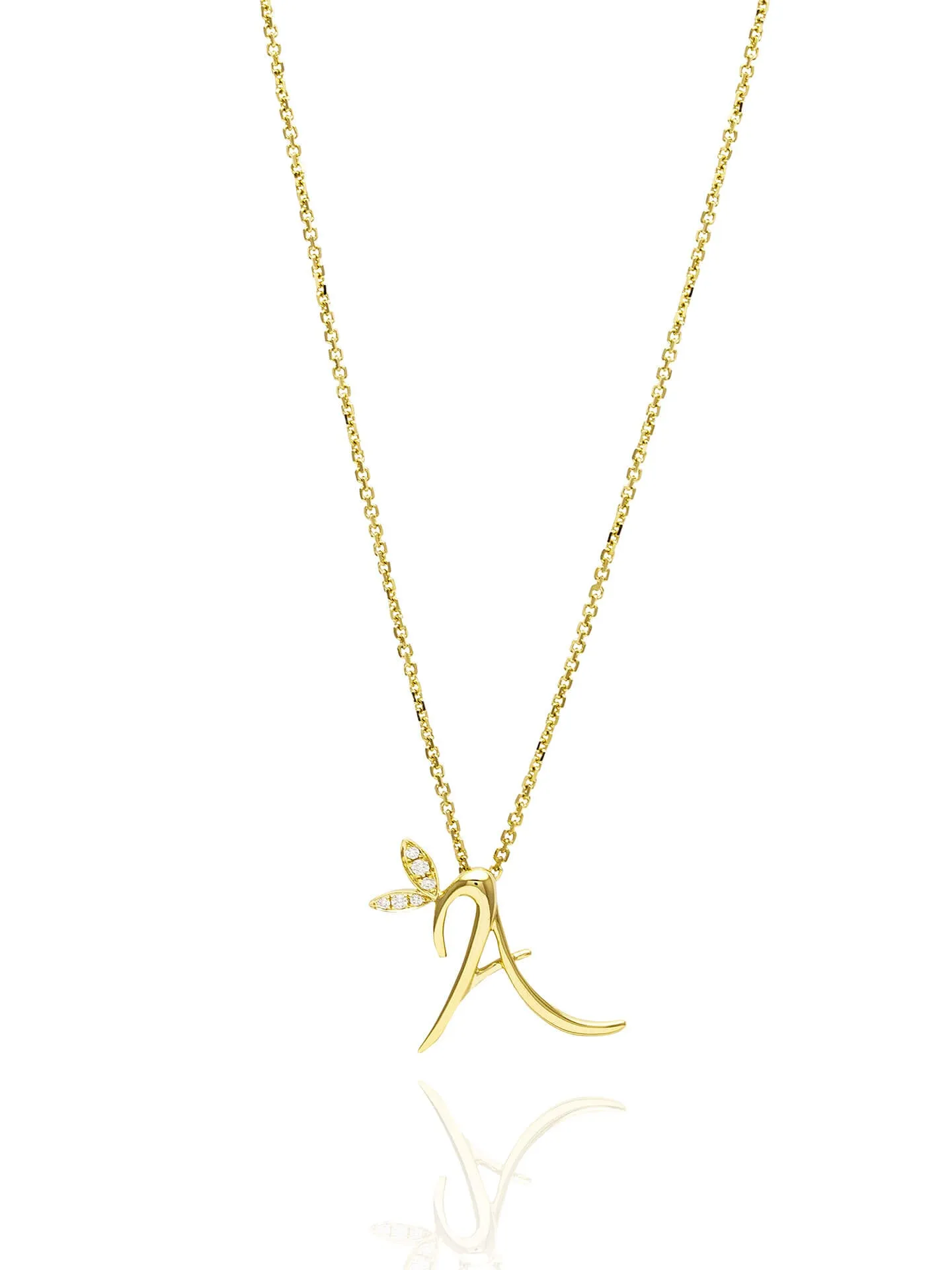 Love Letter Yellow Gold Pendant