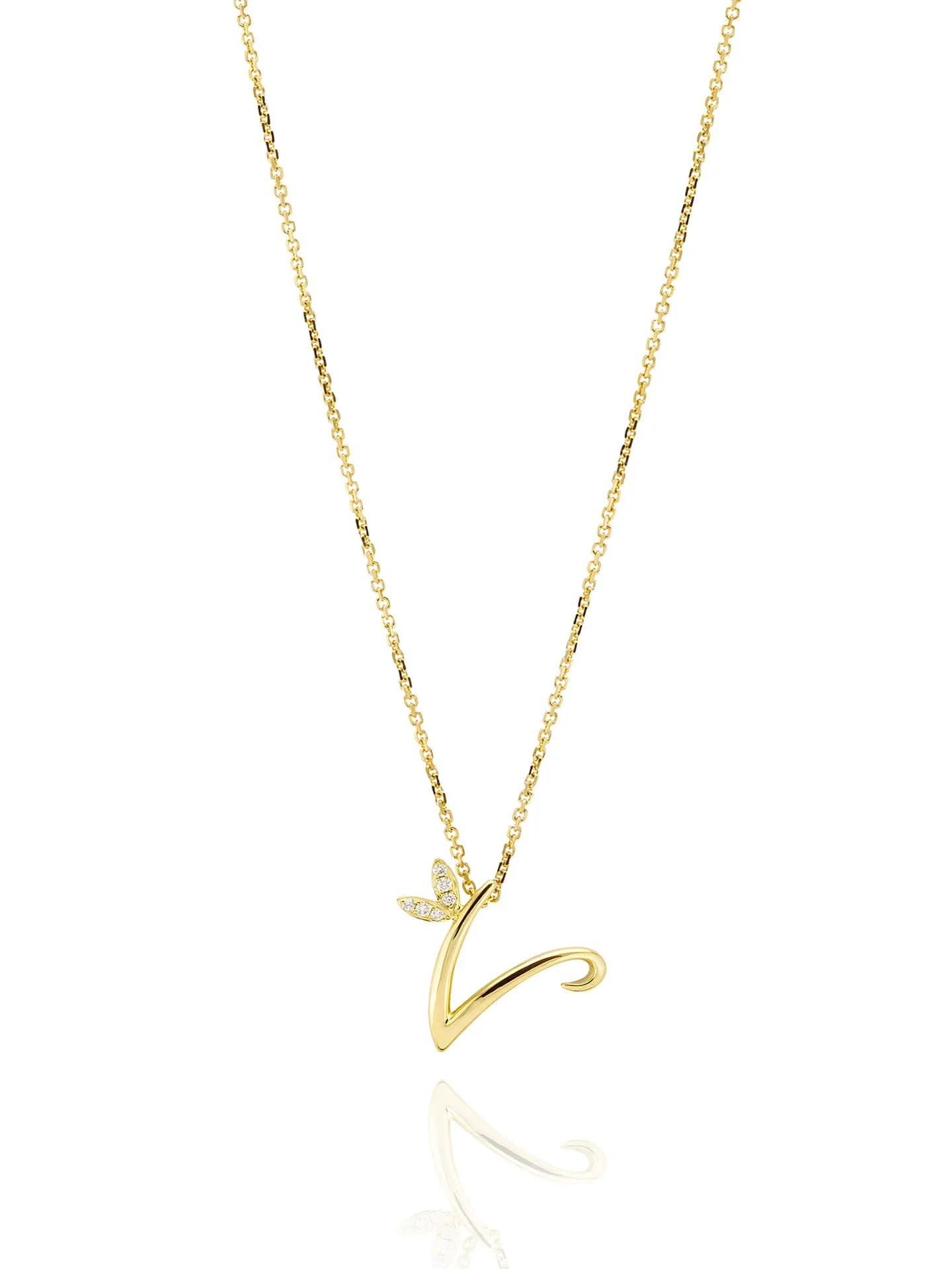 Love Letter Yellow Gold Pendant