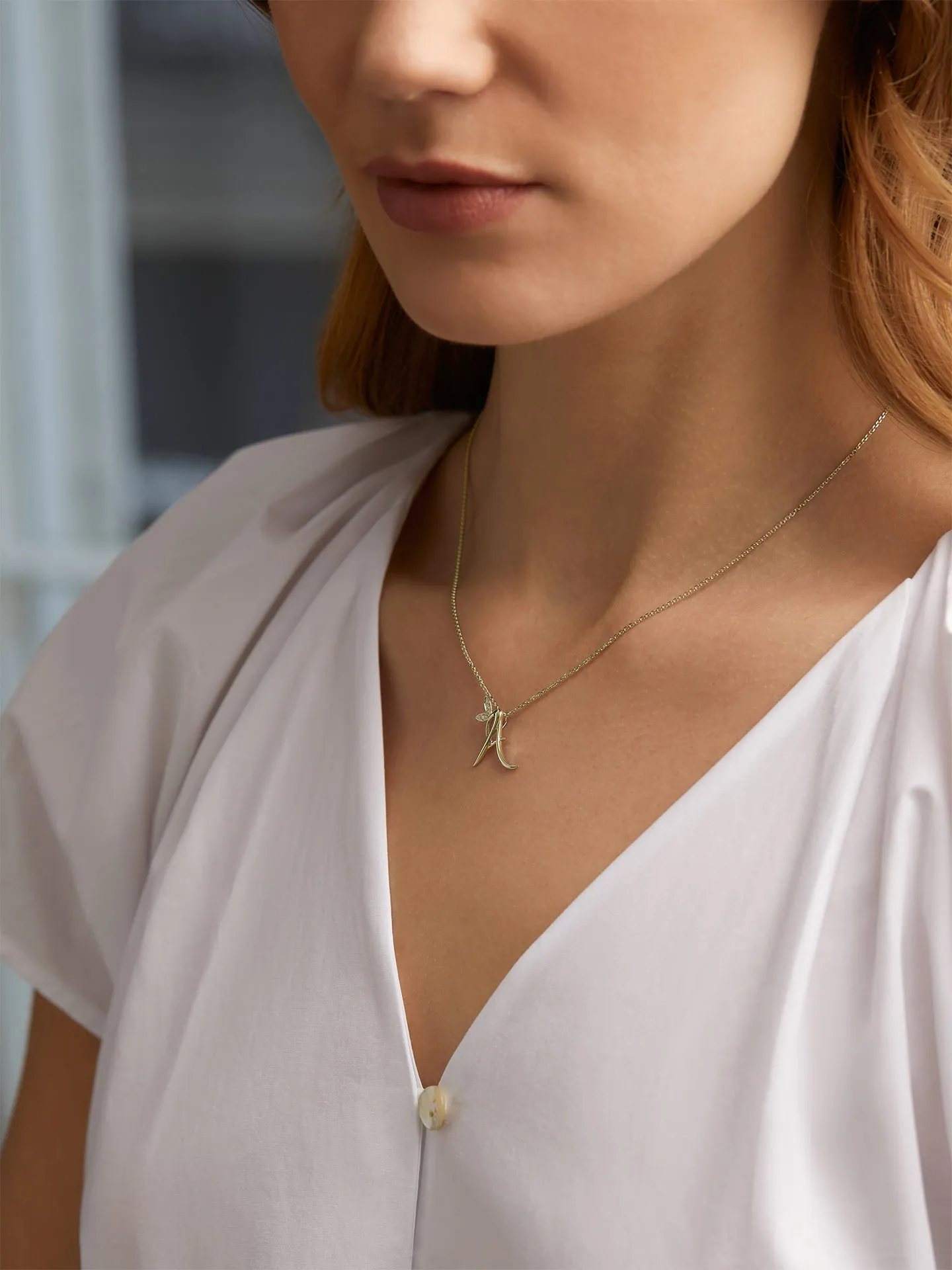 Love Letter Yellow Gold Pendant