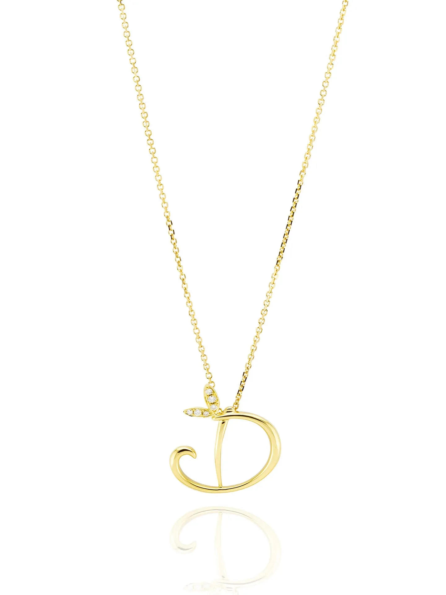 Love Letter Yellow Gold Pendant