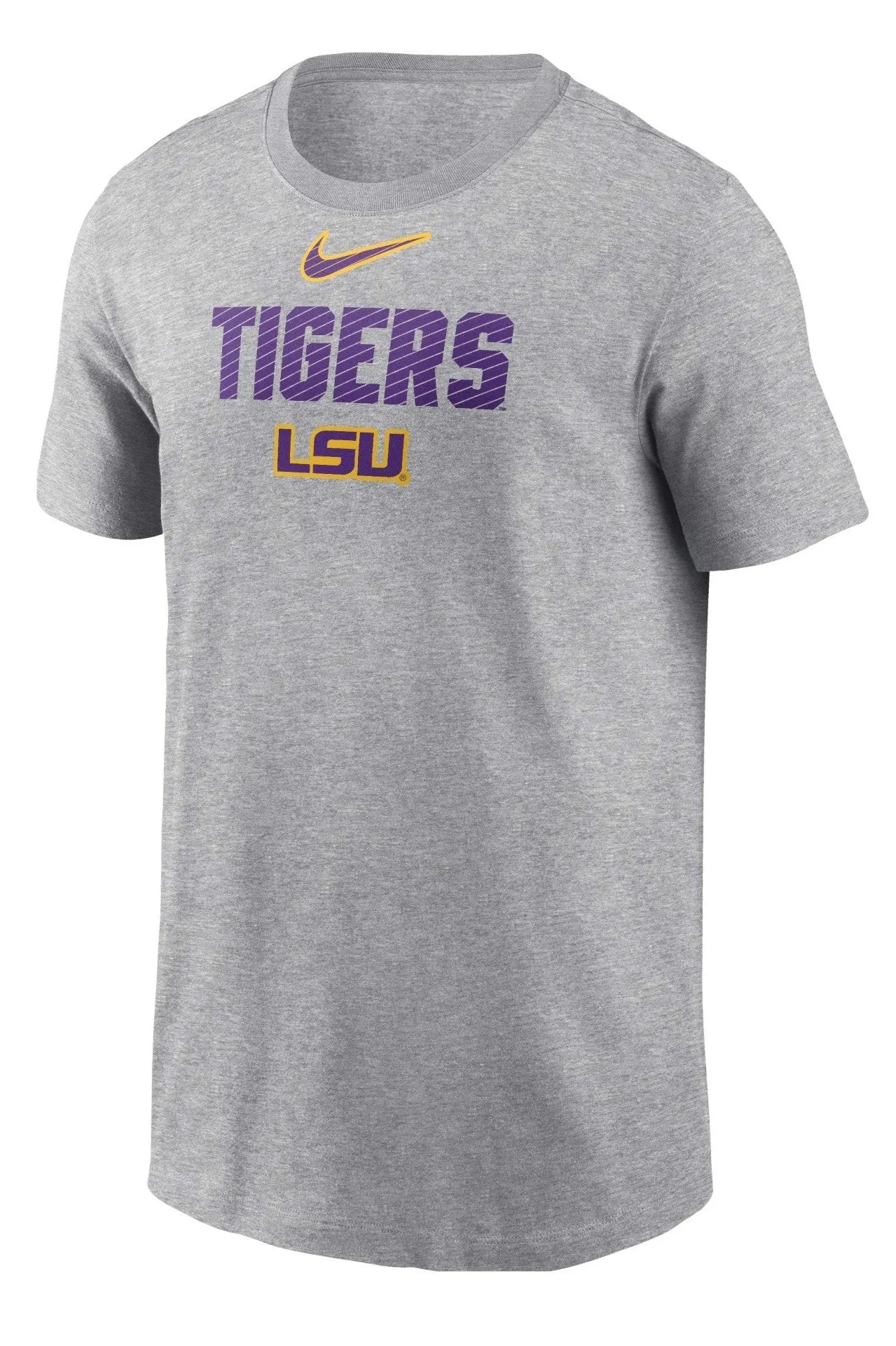 LSU Tigers Boy's Nike Legend T-Shirt Swoosh Heather