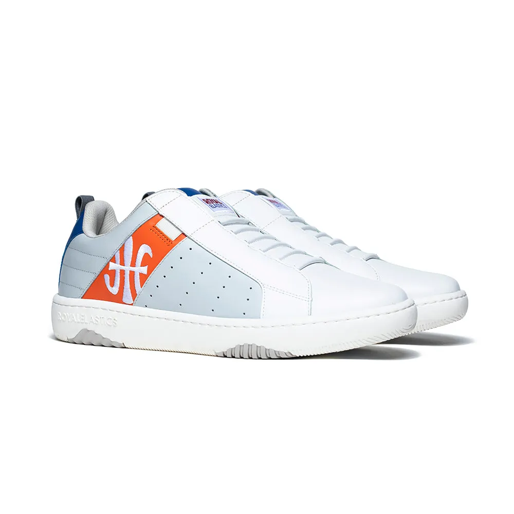 Men's Icon 2.0 Blue Orange Leather Sneakers 06501-802