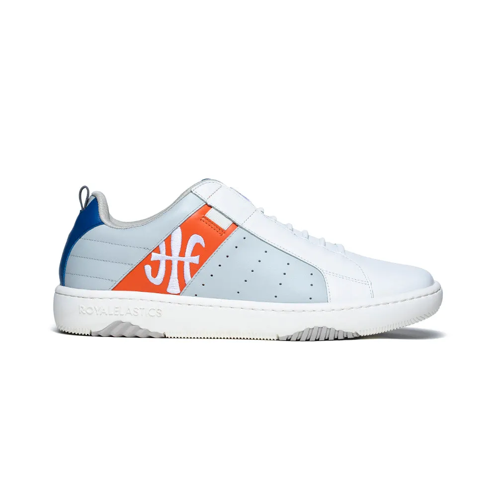 Men's Icon 2.0 Blue Orange Leather Sneakers 06501-802