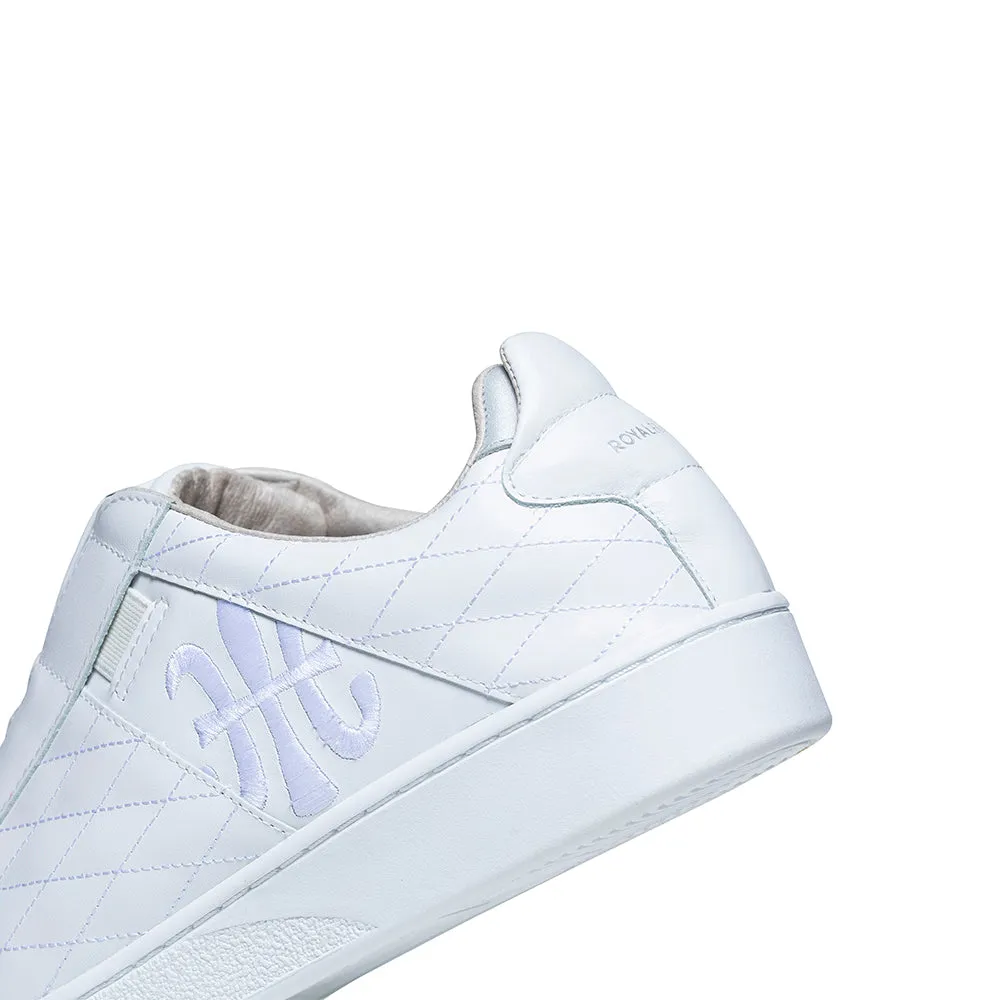 Men's Icon SBI White Leather Sneakers 02501-080