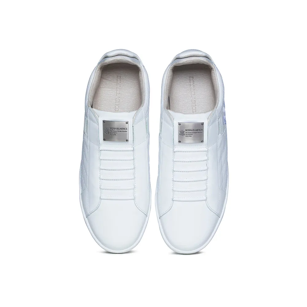 Men's Icon SBI White Leather Sneakers 02501-080