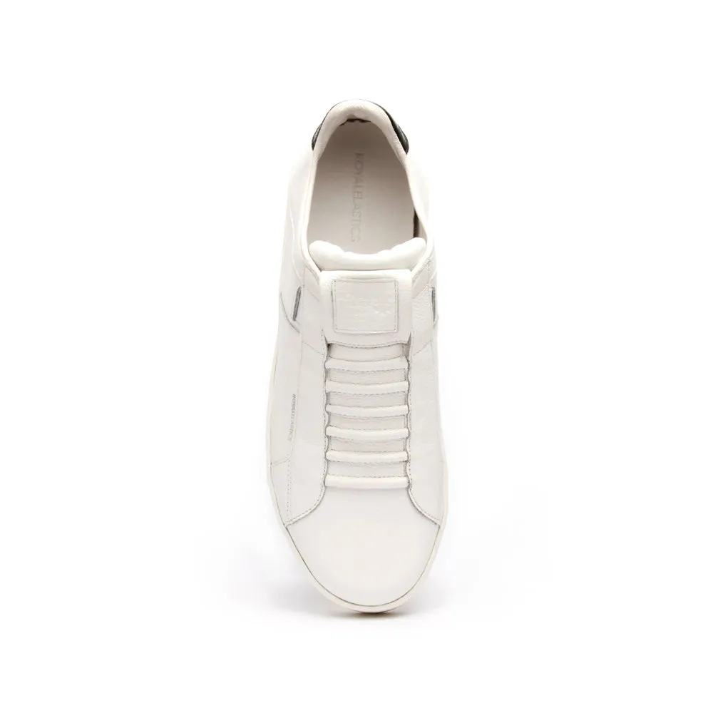 Men's Icon Urbanite White Black Leather Sneakers 02982-090