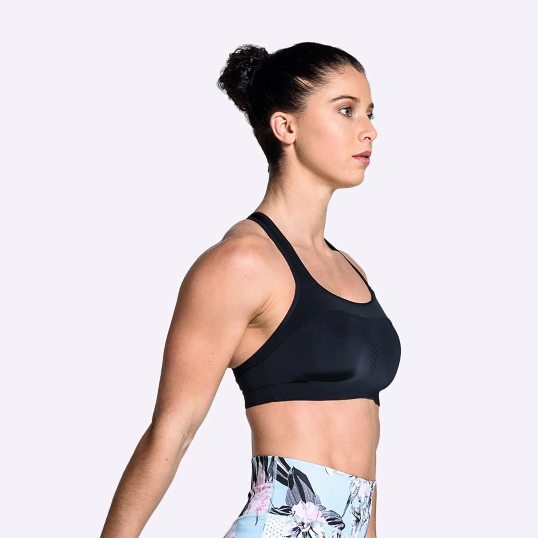 Nike Alpha - Women's High Support Sports Bra - Black/White