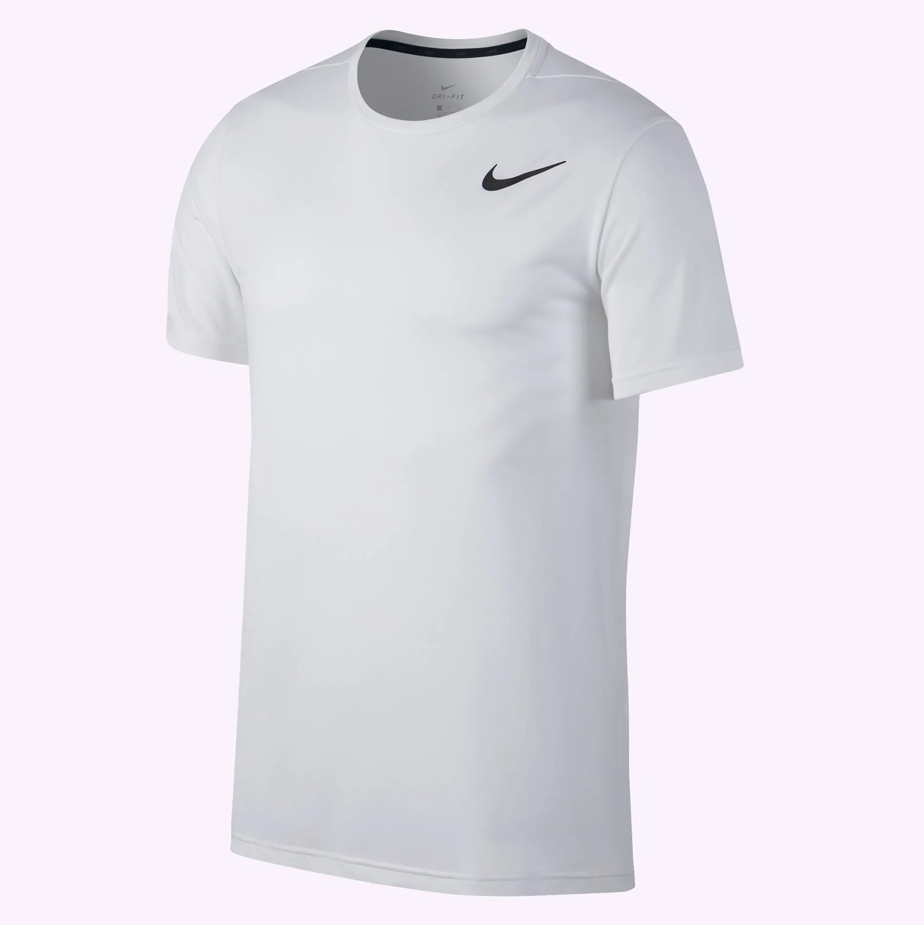 Nike Breathe - Men's Training Top - White/White/Black