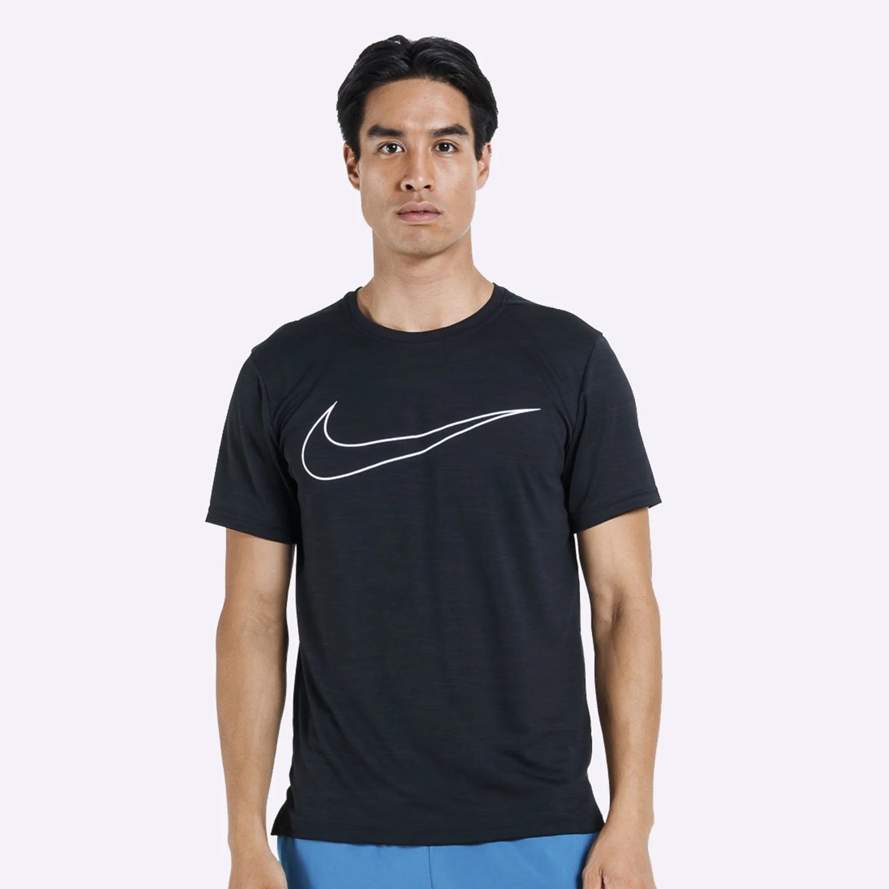 Nike - Superset Men's Short-Sleeve Training Top - Black/White