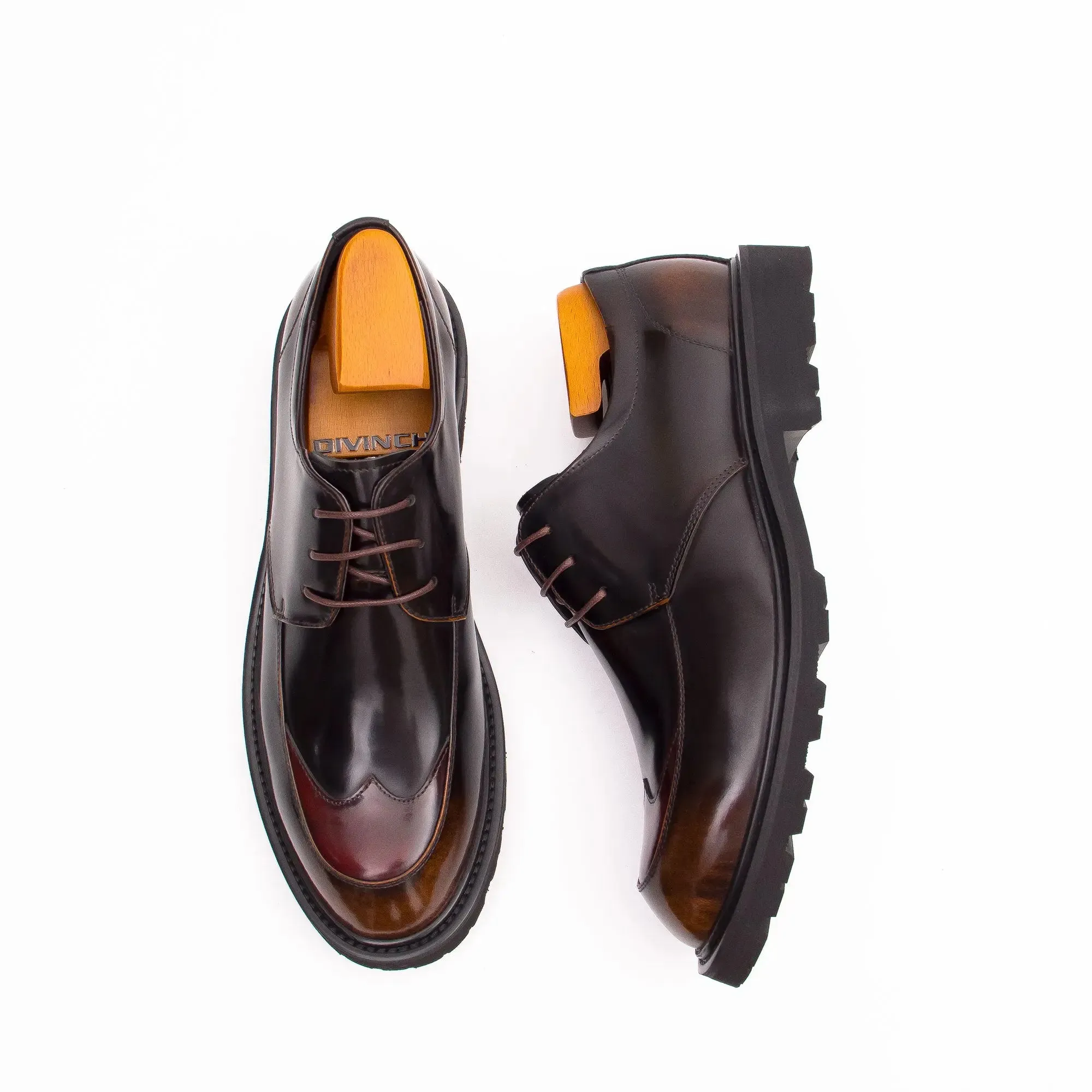 Patent Leather Derby Shoes D23696