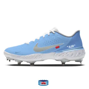 "Carolina Force OW" Nike Alpha Huarache Elite 3 Low Cleats- Size 7 Men's