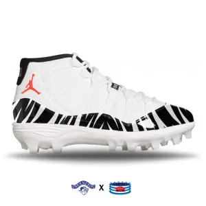 "Cincinnati" Jordan 11 Retro TD Football Cleats