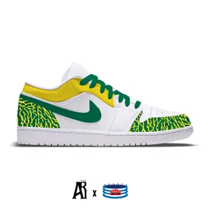 "Ducks" Jordan 1 Low Shoes