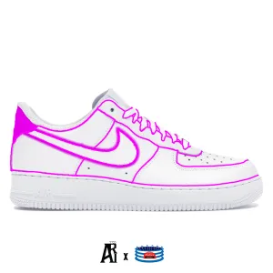 "Neon Lines" Nike Air Force 1 Low Shoes