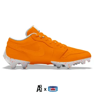 "Orange Color Rush” Jordan 1 Vapor Edge Low Cleats