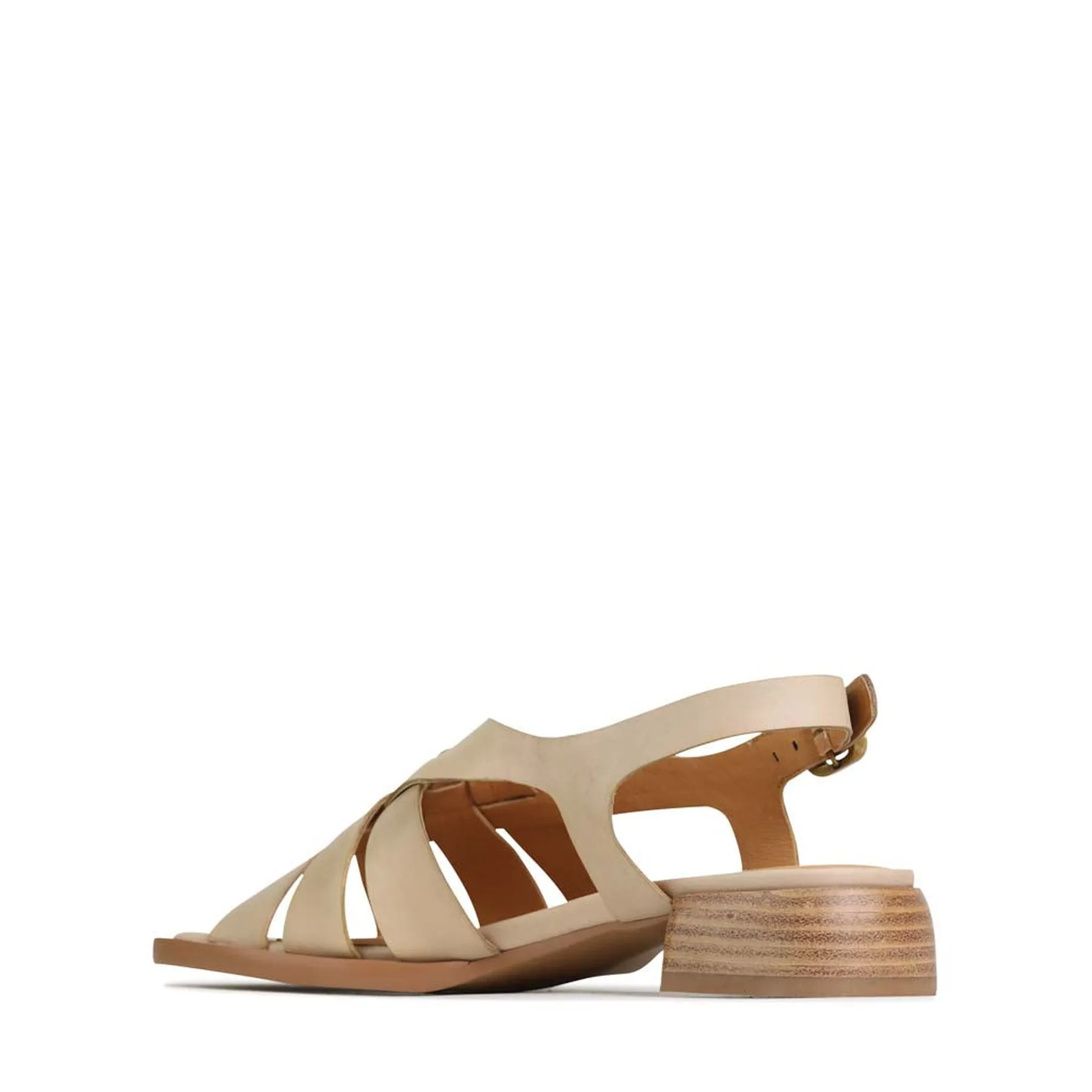 TEREZA LEATHER SLING BACK SANDALS