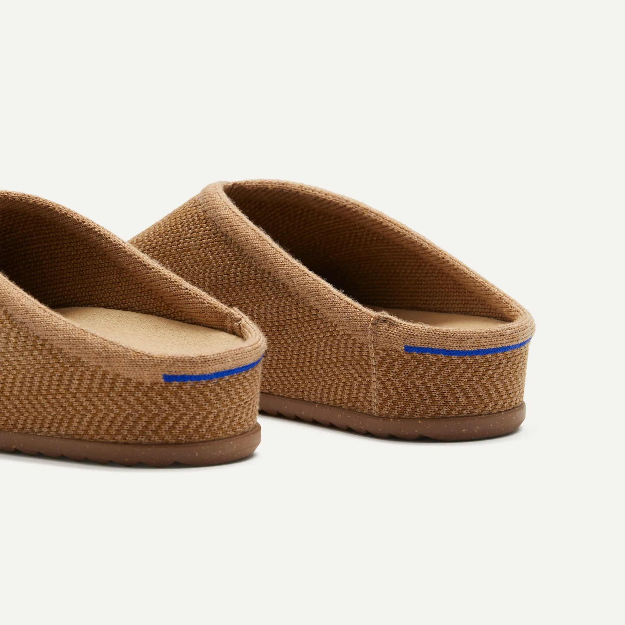 The Casual Clog - Teak Herringbone