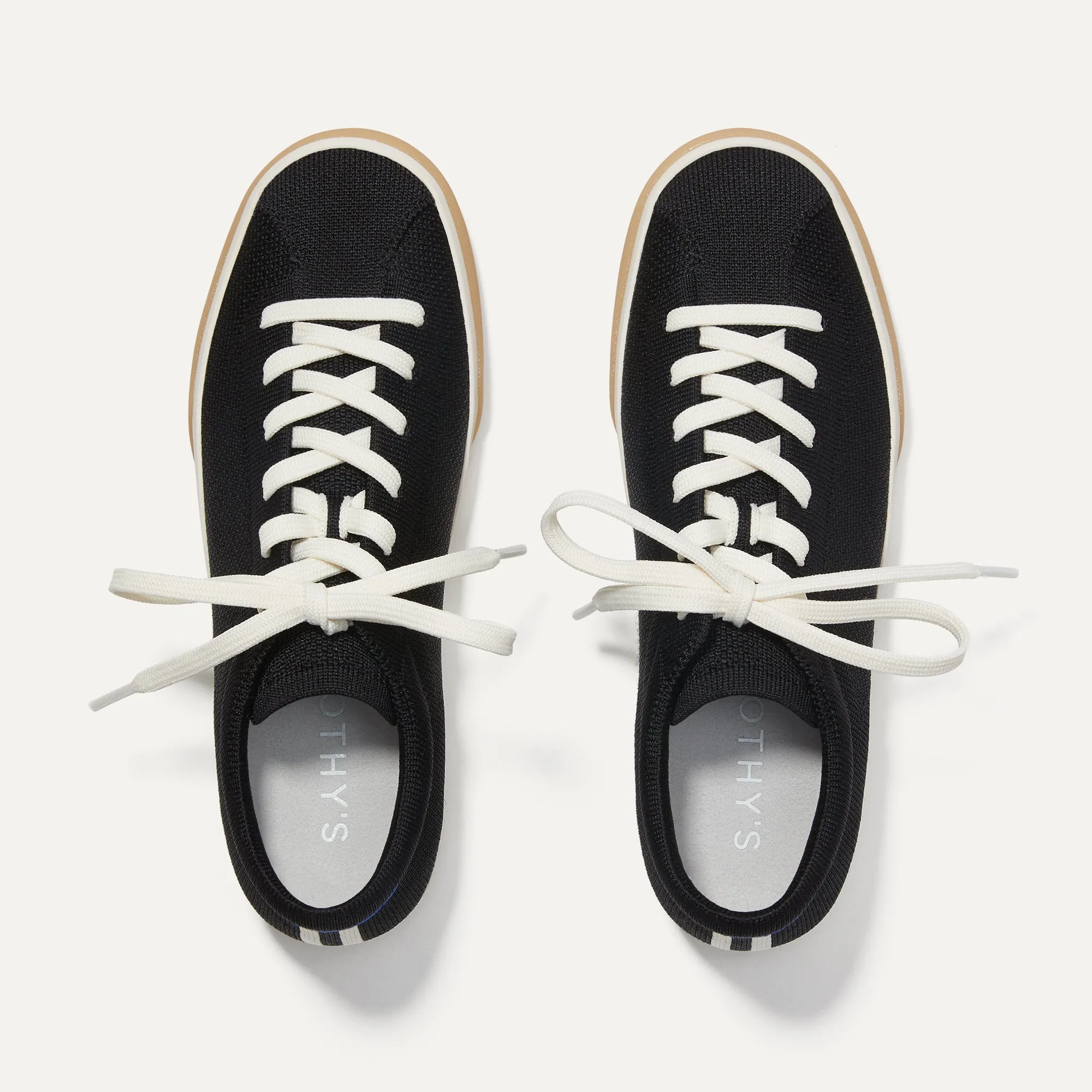 The Lace Up Sneaker - Black