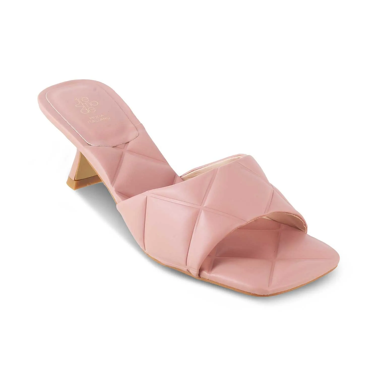 The Sicilly Pink Women's Dress Heel Sandals Tresmode