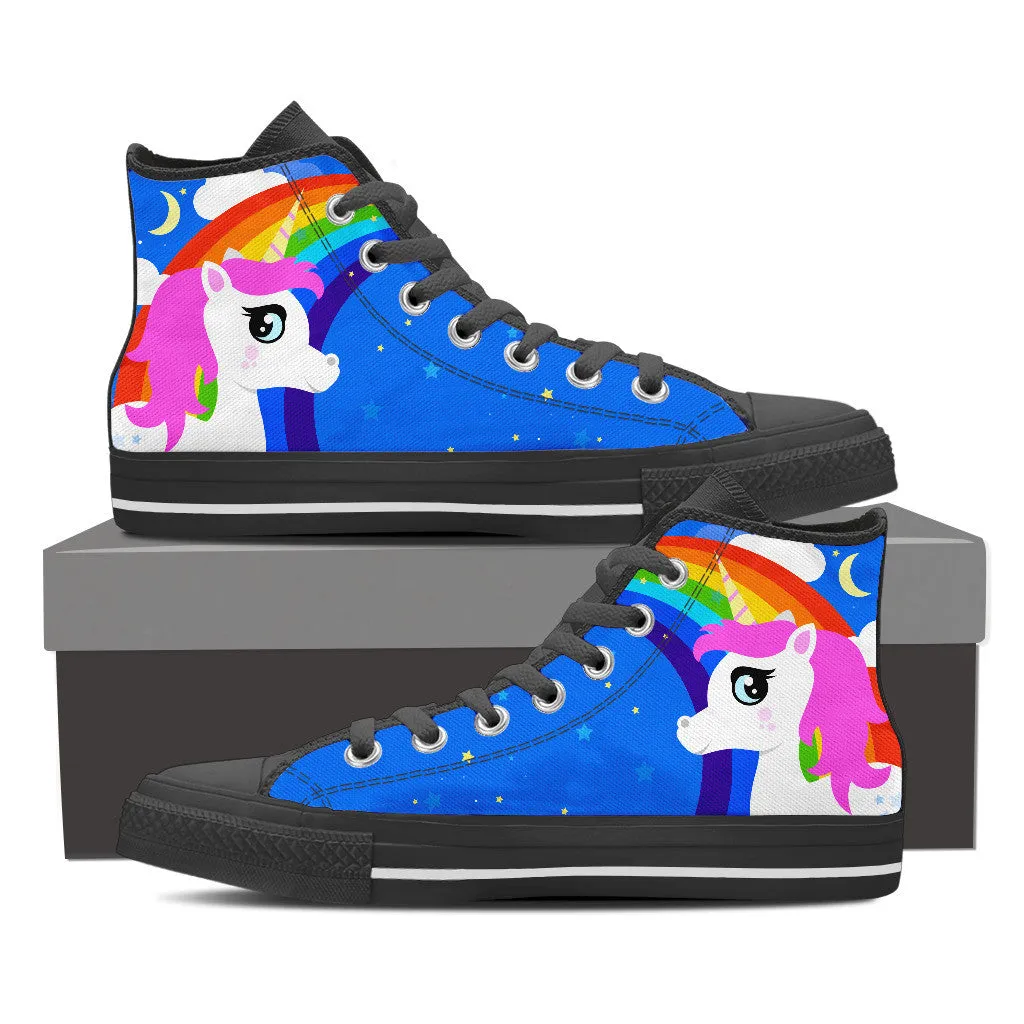 UNICORN DREAM HIGH-TOP SHOES WOMEN - FREE SHIPPING WORLDWIDE