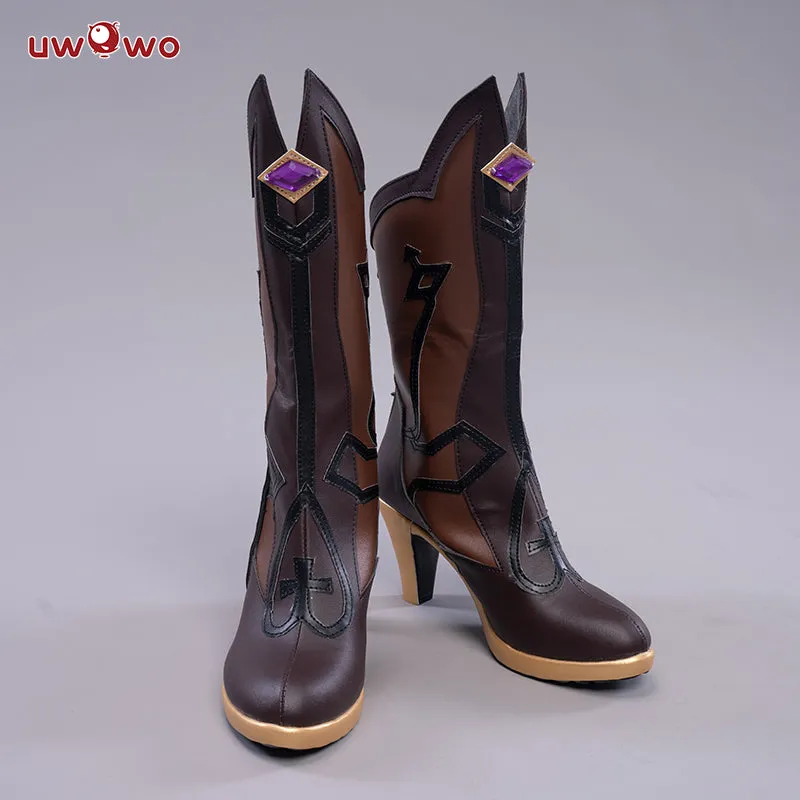 Uwowo Game Genshin Impact Cosplay Fischl Prinzessin der Verurteilung Cosplay Shoes