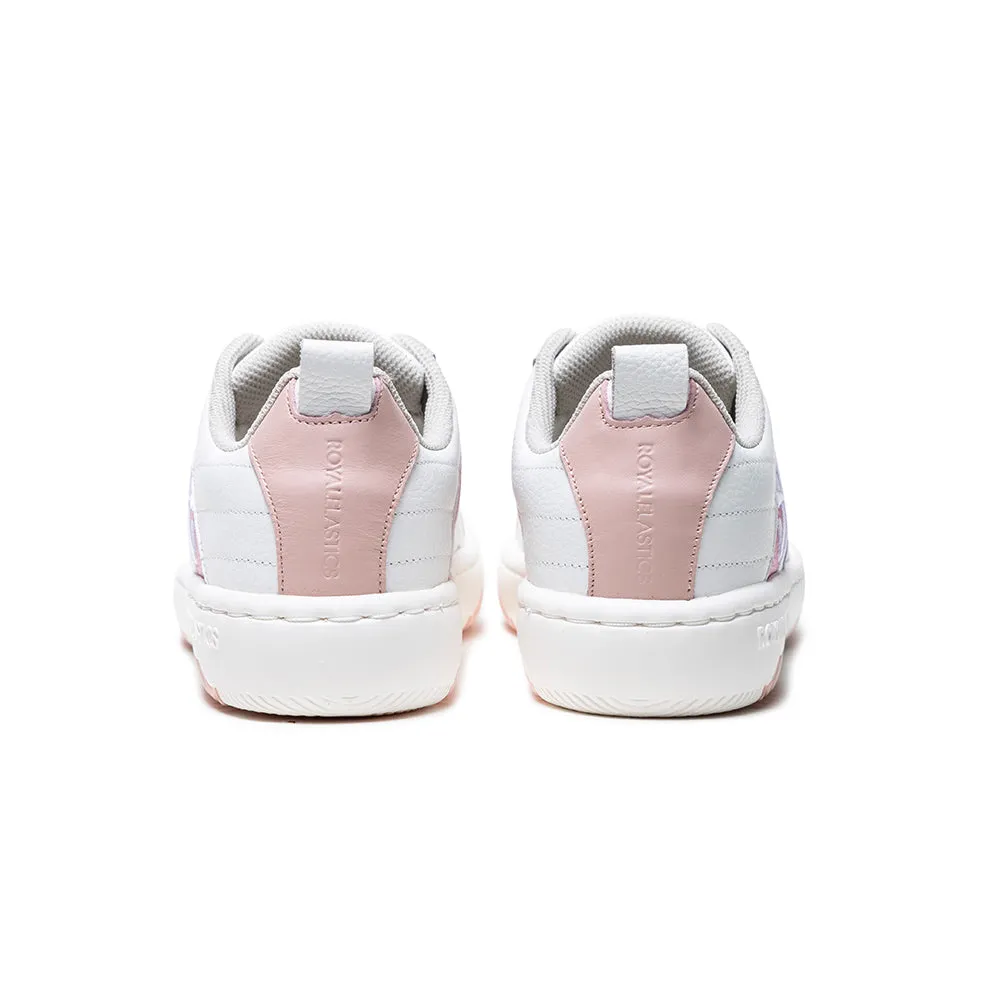 Women's Icon 2.0 White Pink Logo Leather Sneakers 96522-001