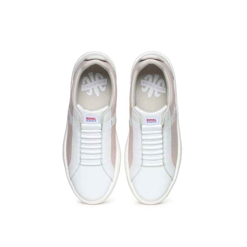 Women's Icon Archer White Pink Leather Sneakers 96394-011